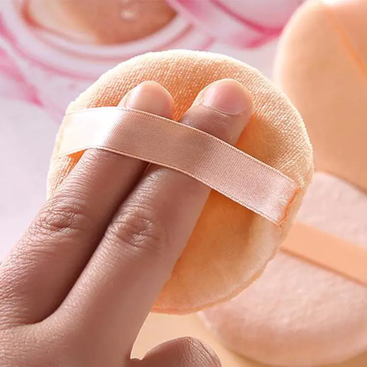 Borla de maquillaje redonda para profesionales - Herramienta de maquillaje