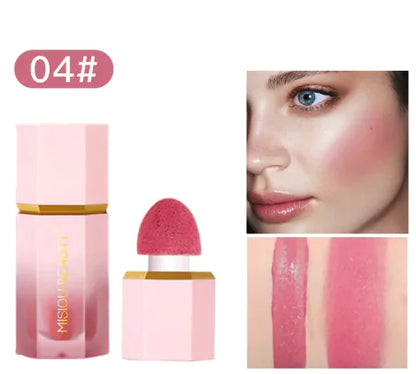 Rosy Natural Blush Makeup