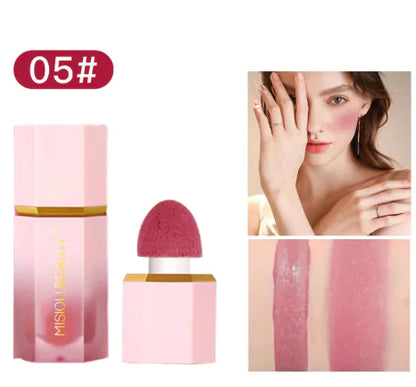 Rosy Natural Blush Makeup