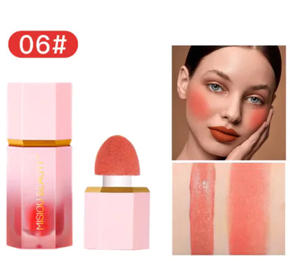 Rosy Natural Blush Makeup