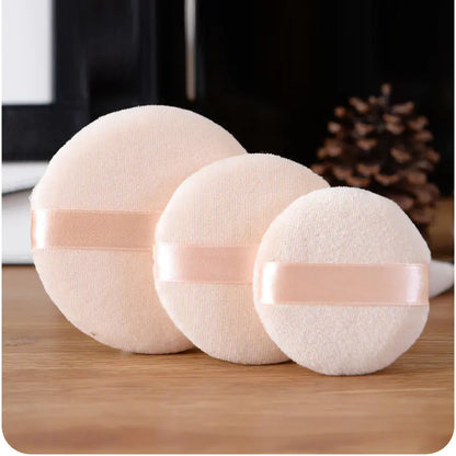 Borla de maquillaje redonda para profesionales - Herramienta de maquillaje