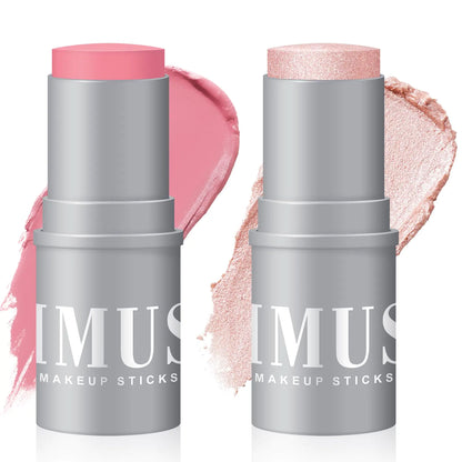 KIMUSE Dual Makeup Sticks: Highlight & Contour