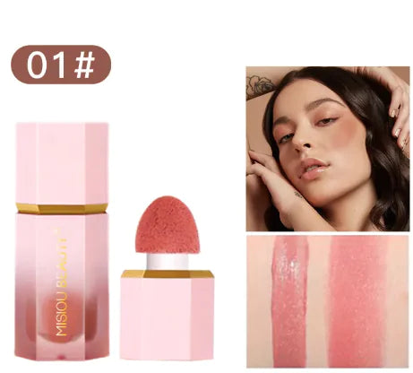 Rosy Natural Blush Makeup